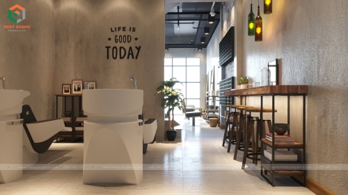 Dịch vụ thiết kế và thi công salon hair Evita  đảm bảo chất lượng thẩm mỹ tại Lê Văn Ninh - Hà Nội